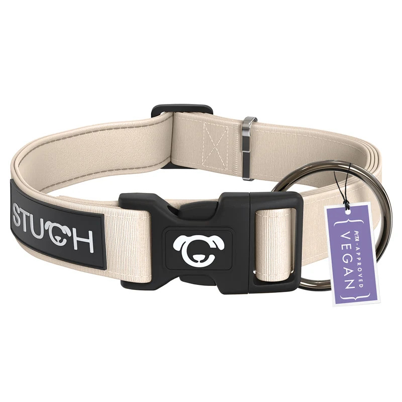 Hundehalsband gepolstert - Beige