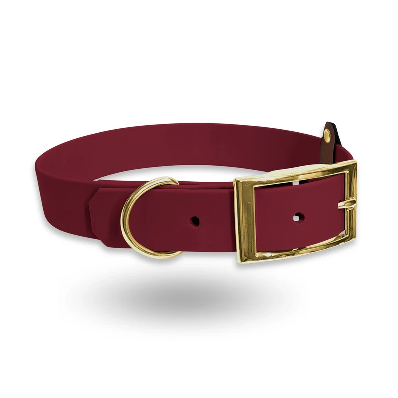 BioThane-Halsband | Weinrot