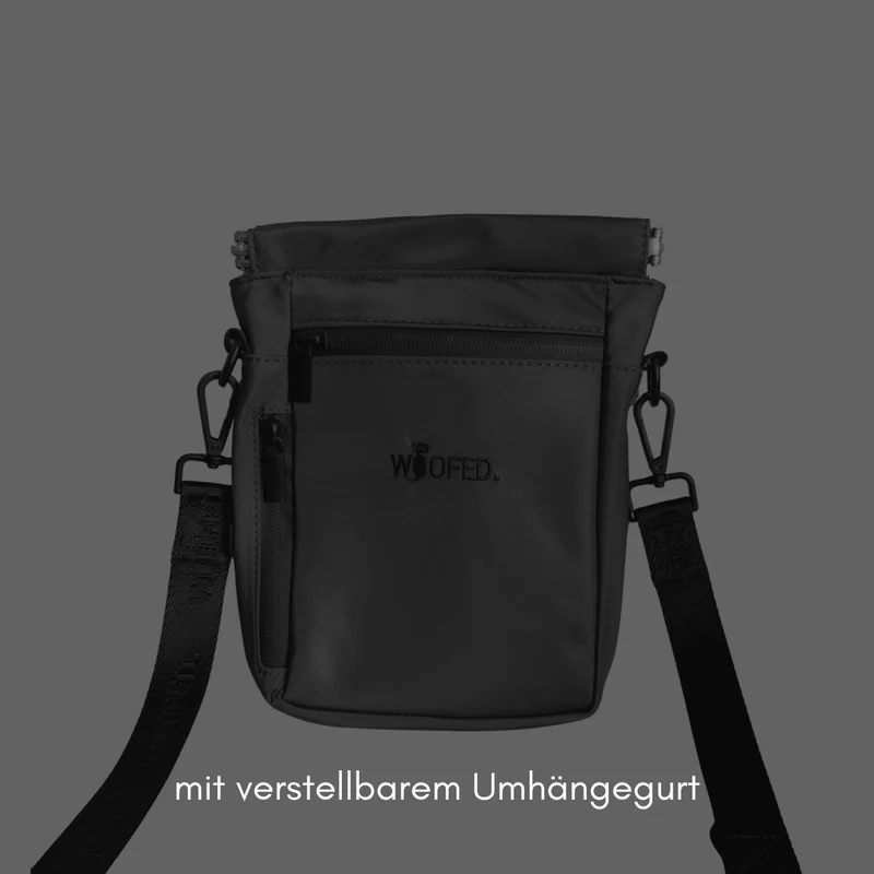 Umhängetasche für Hundehalter Deep Black