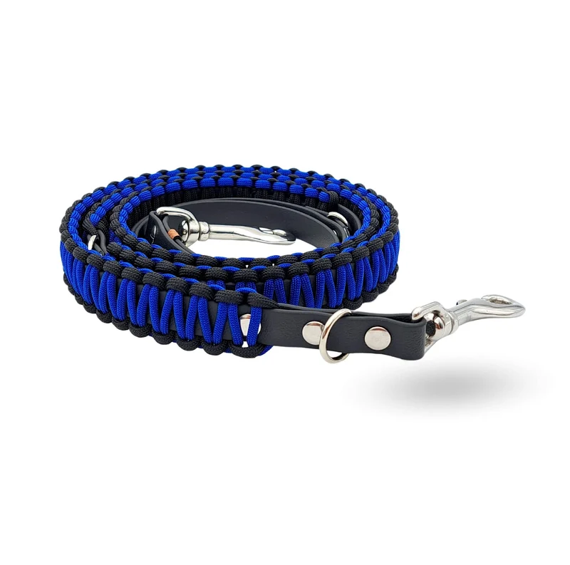 Leine mit Paracord | Electric-Blau