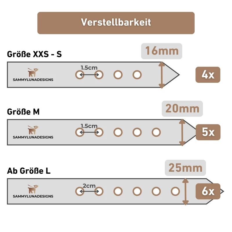 Reflektierendes Halsband | mit BioThane® | Burnt-Orange