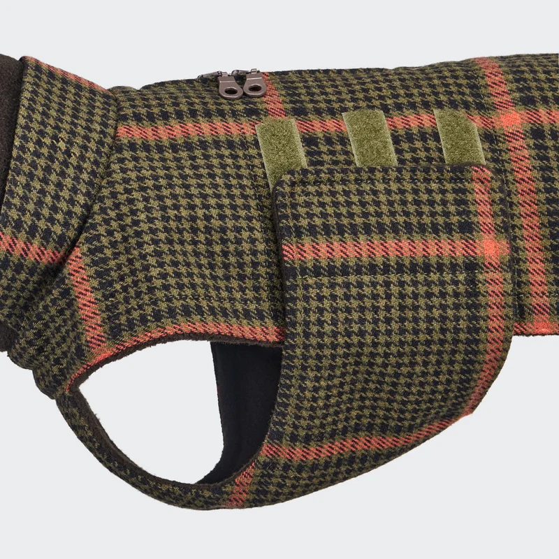 Hundemantel Brooklyn DACKEL Tartan Green