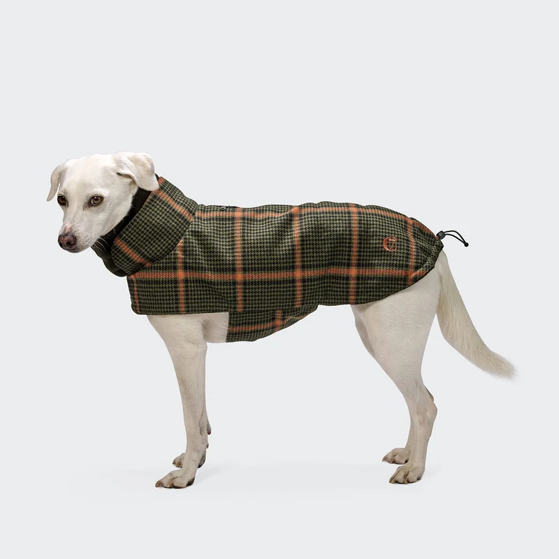 Hundemantel Brooklyn Tartan Green