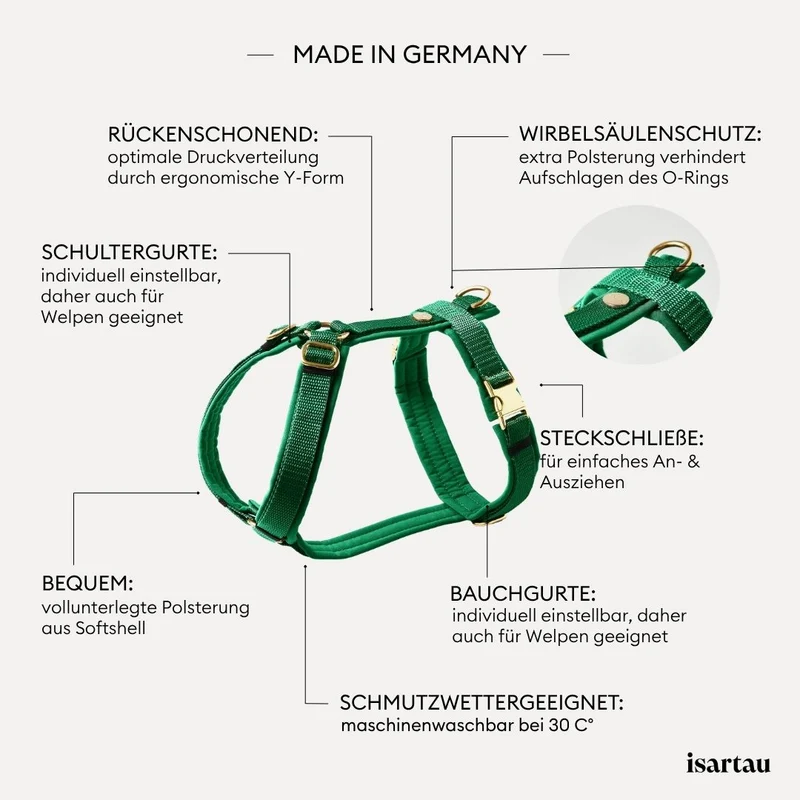 Hundegeschirr Softie GRÜN