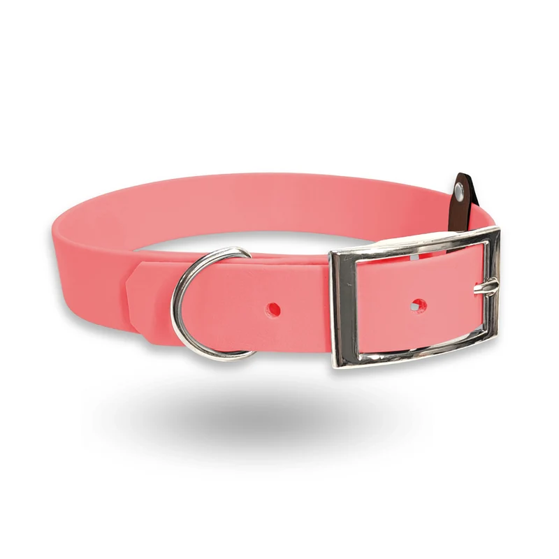 BioThane-Halsband | Pastell Rosa