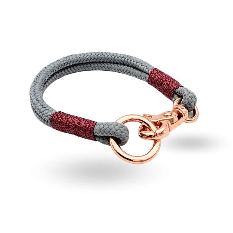 Outlet | Mini-Halsband Tauseil Grau | 21-23cm