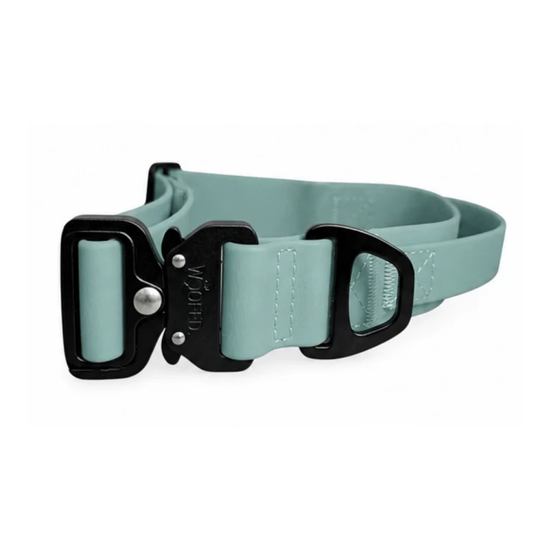 Halsband WOOFLEX® Tactical verstellbar mit Griff Jade Green