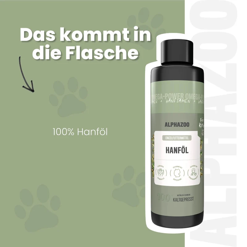 Hanföl für Katzen