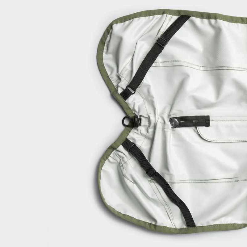 Reflektierender Hunderegenmantel Shell Jacket Green