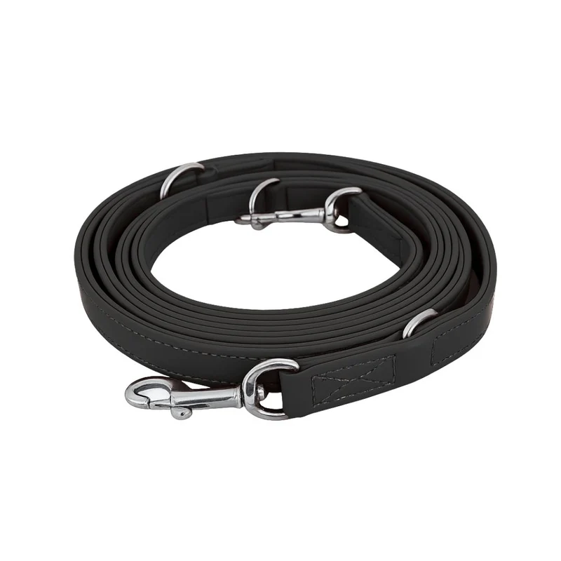 Leder Führleine Classic Soft – Black