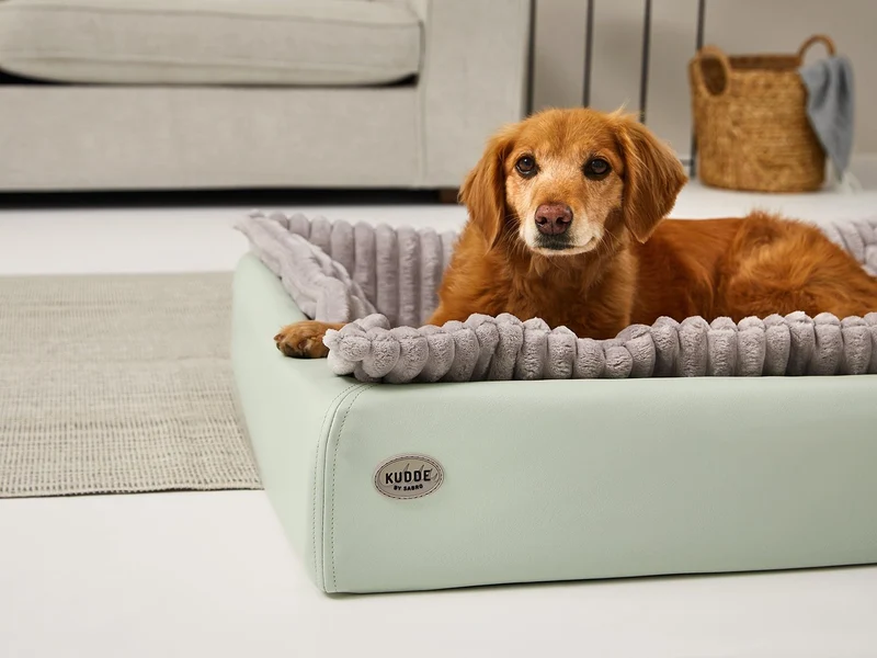 Hundebett KUDDE Pastell Kunstleder