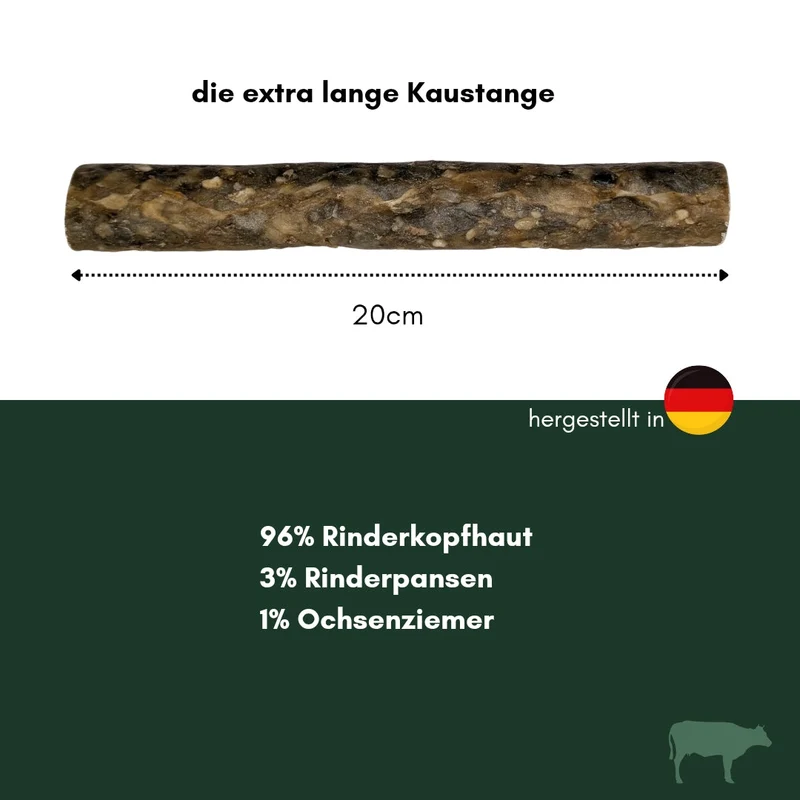 Rinder Kaustange mit Pansen 20cm