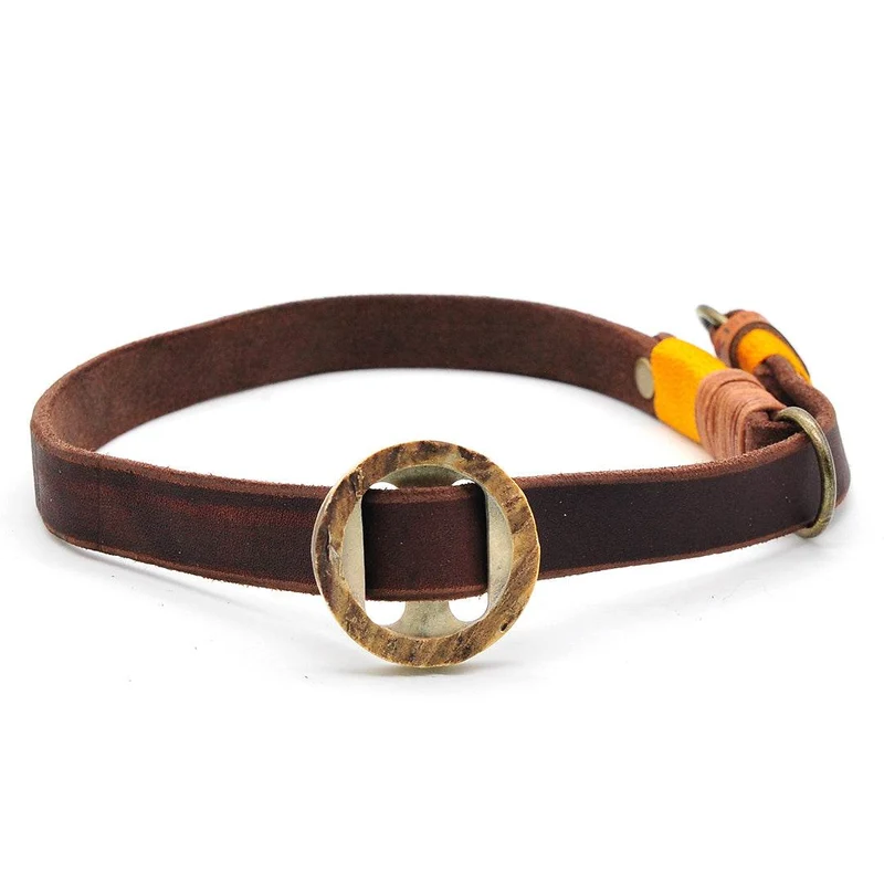 Leder-Hundehalsband – mit Zugstopp | Konfigurator