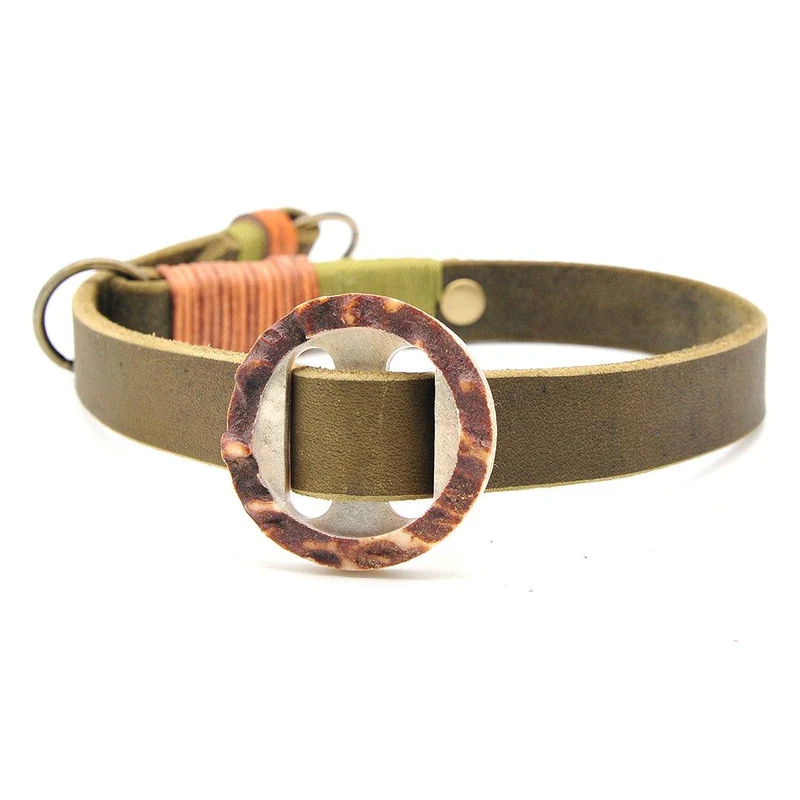 Leder-Hundehalsband – mit Zugstopp | Konfigurator