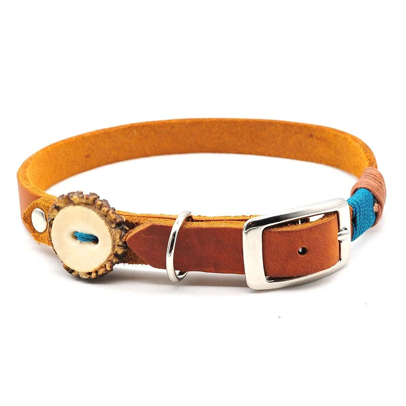 Leder-Hundehalsband – mit Schnalle | Konfigurator