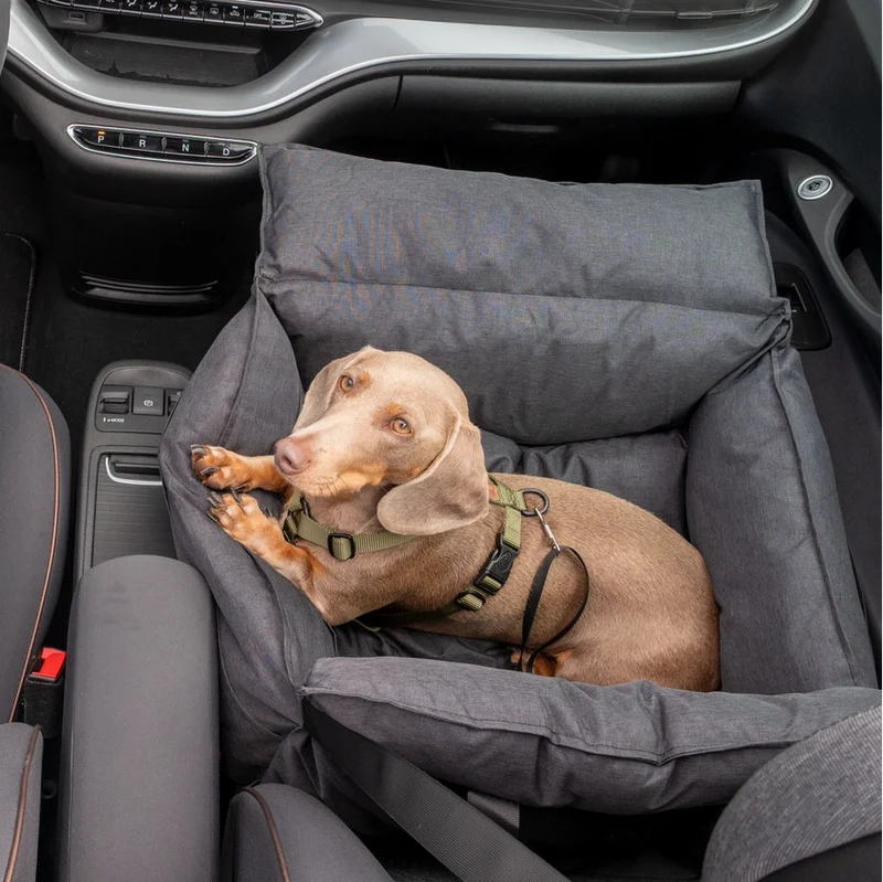 Hundeautositz Anthrazit