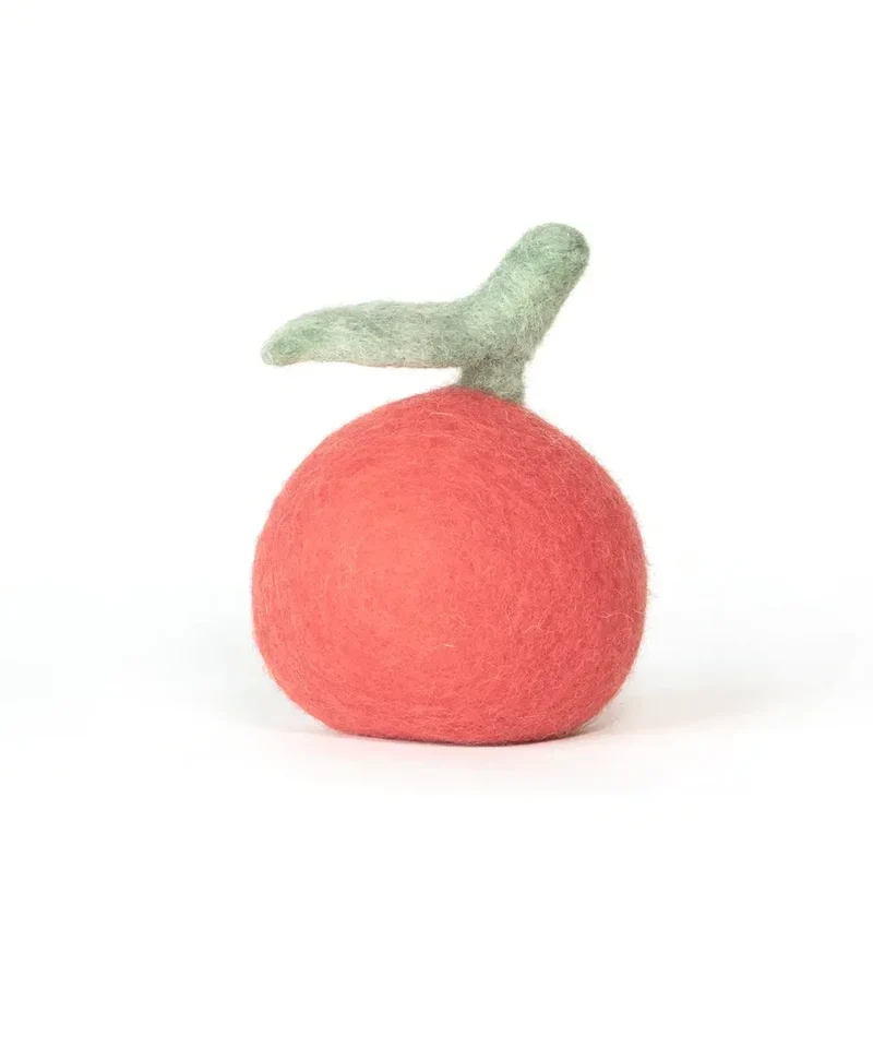 BUDDY. Hundespielzeug aus Wollfilz "Apfel"