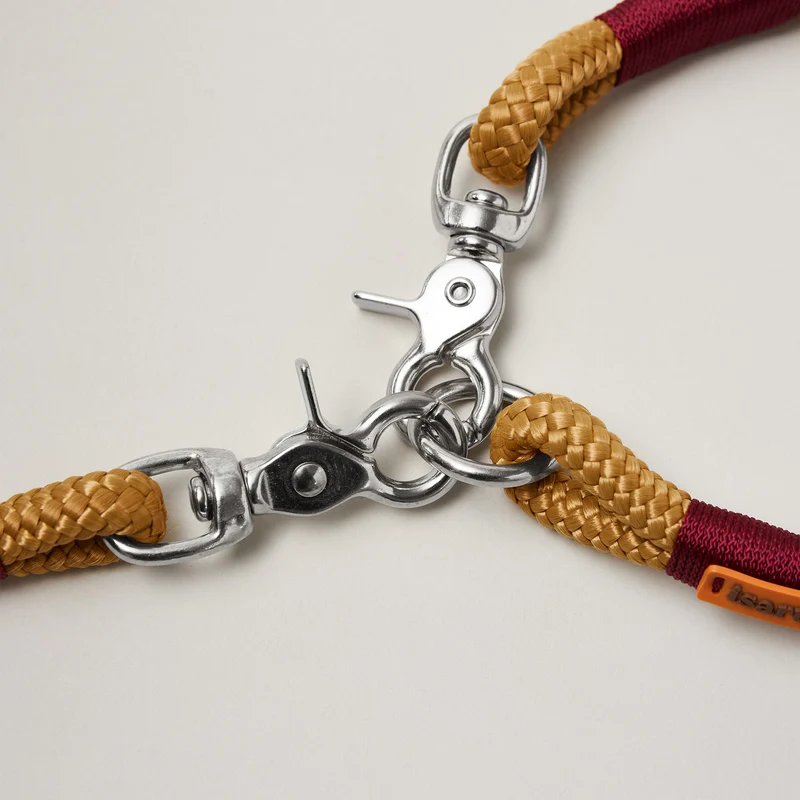 Festes Halsband Sweet Toffee BURGUNDER