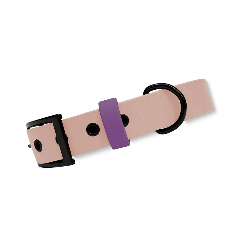 Halsband Biothane Sports *Puder & Lila*