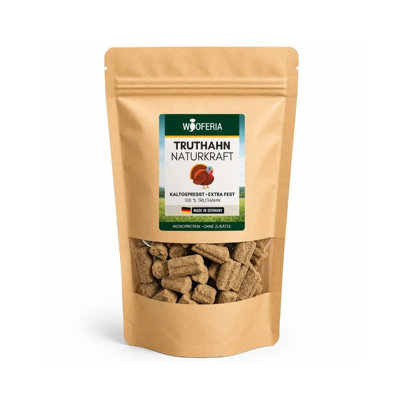 Truthahn Naturkraft Snacks , kaltgepresst