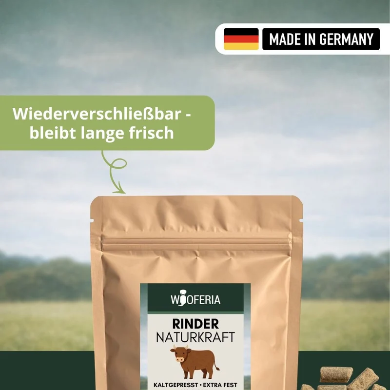 Rinder Naturkraft Snacks, kaltgepresst