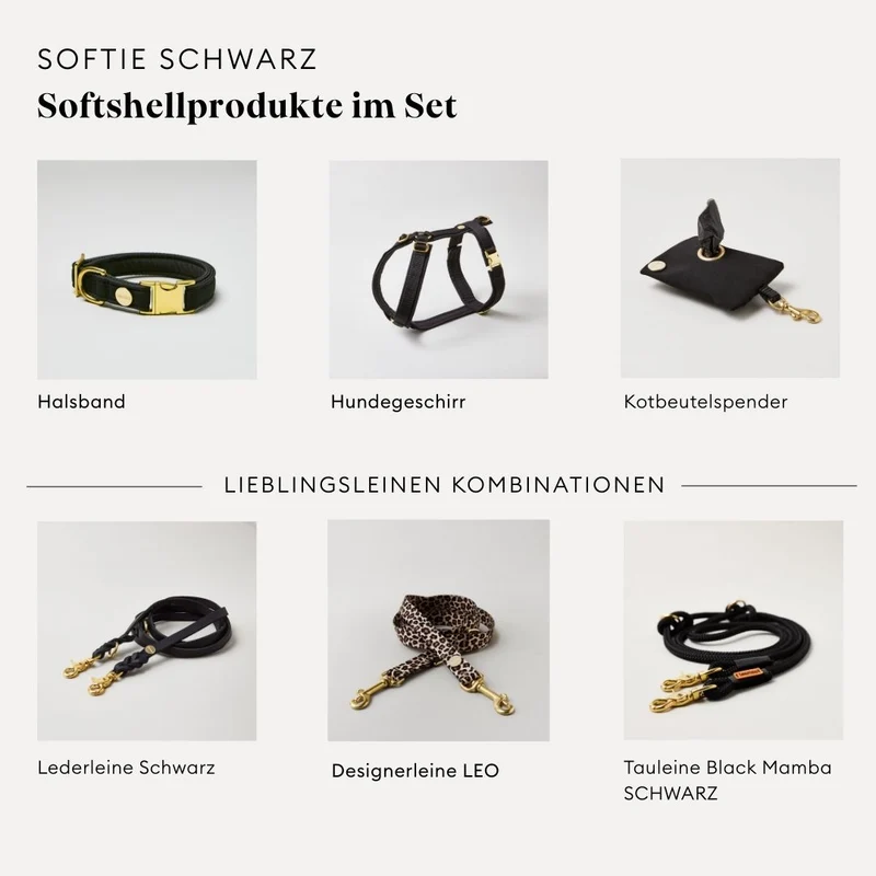 Kotbeutelspender Softie SCHWARZ