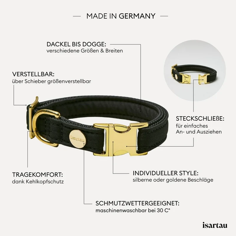 Welpenhalsband Softie SCHWARZ