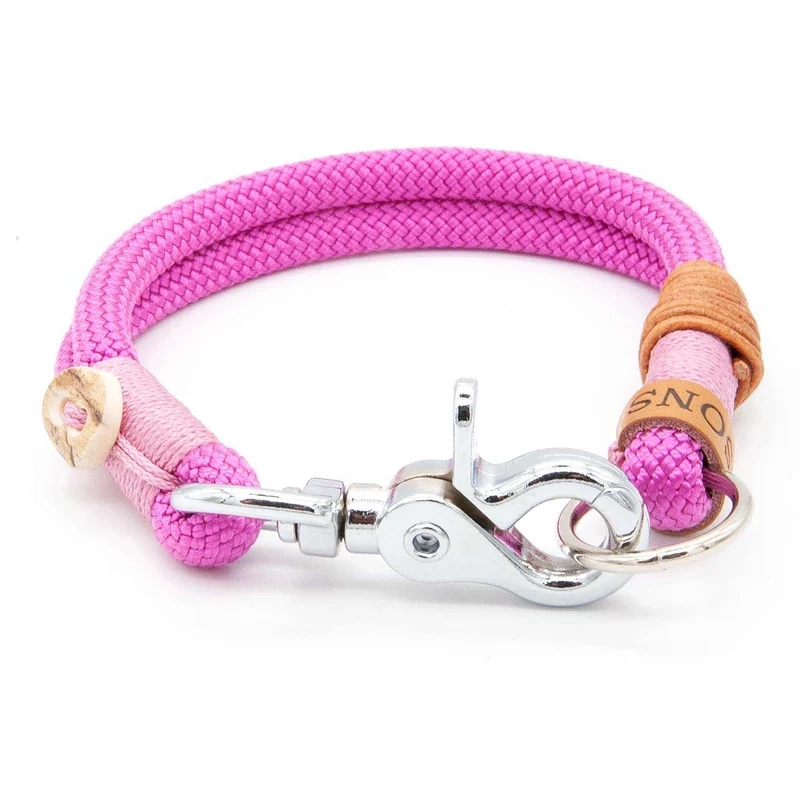 Hundehalsband Tau mit Karabiner - 8mm