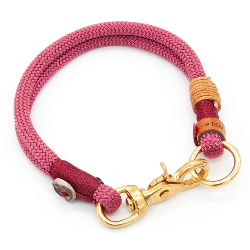 Hundehalsband Tau mit Karabiner - 8mm