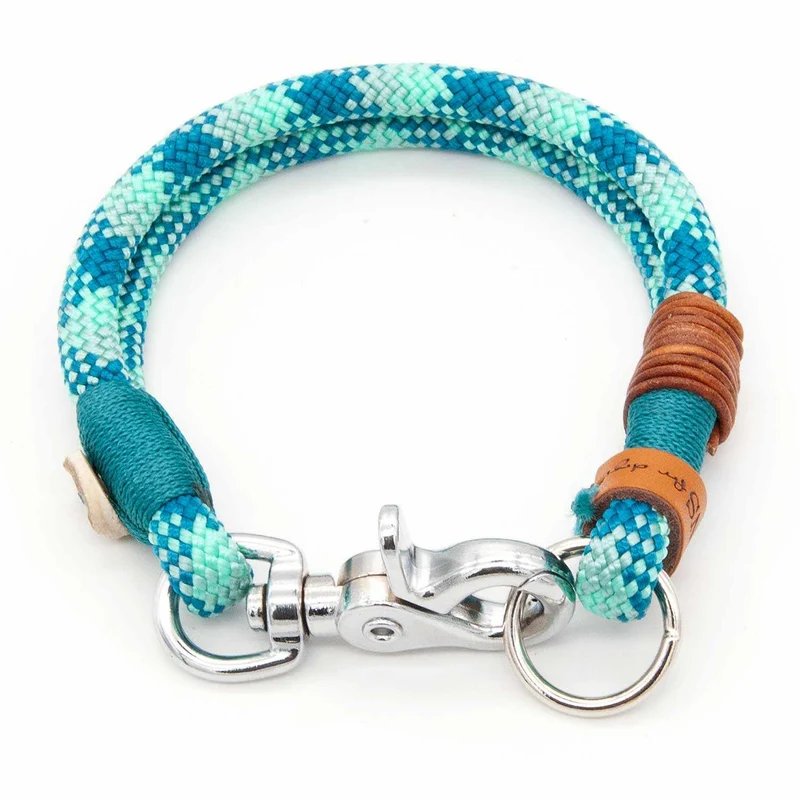 Hundehalsband Tau mit Karabiner - 8mm