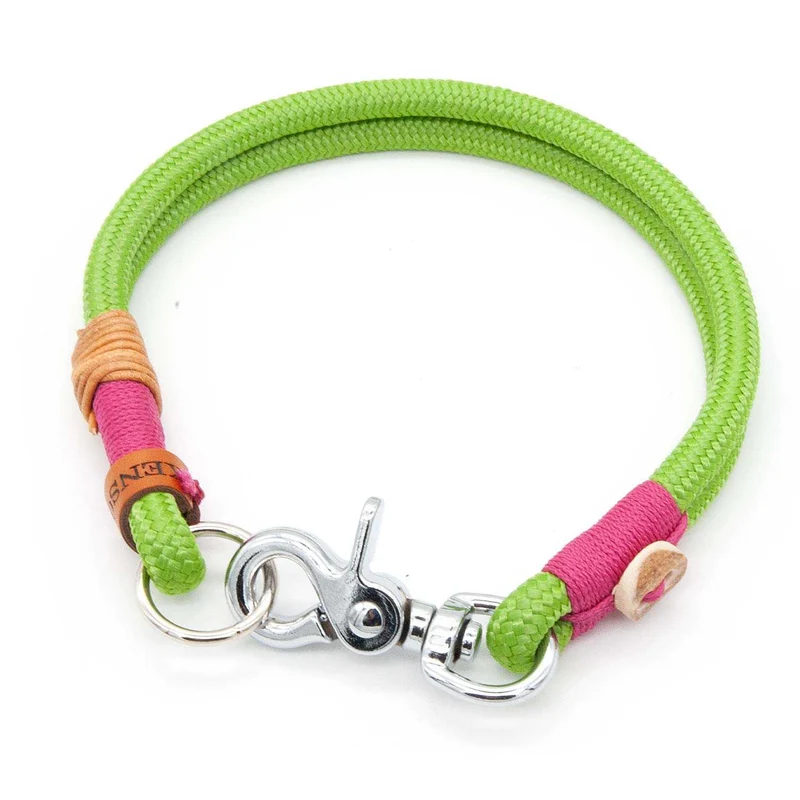Hundehalsband Tau mit Karabiner - 8mm