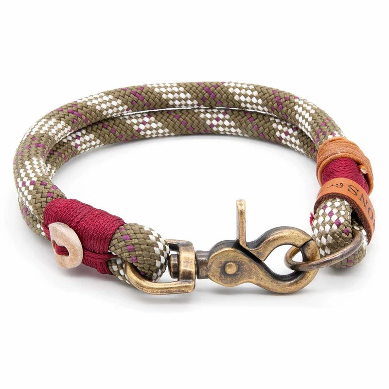Hundehalsband Tau mit Karabiner - 8mm