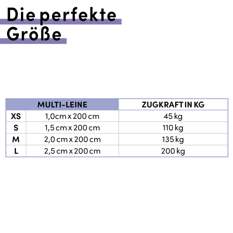 Multifunktionsleine gepolstert - Schwarz