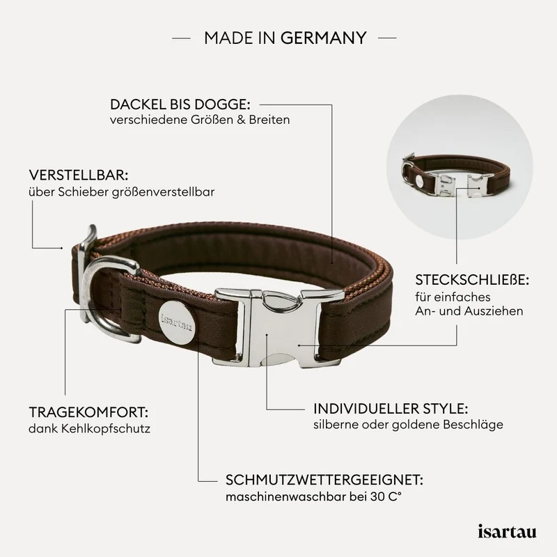 Halsband Softie DUNKELBRAUN
