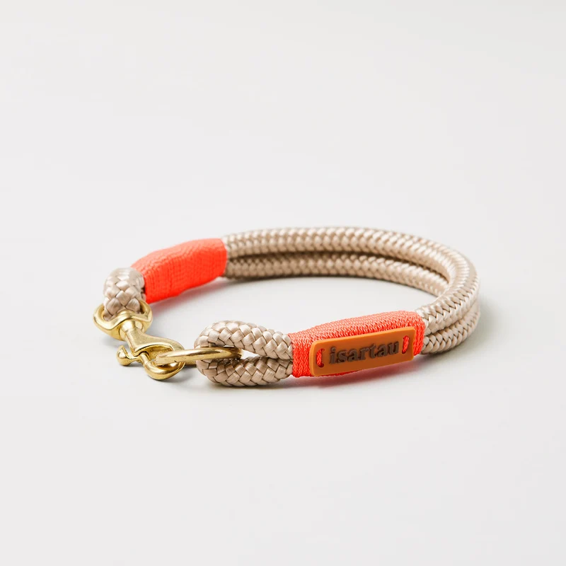 Festes Halsband Wood Owl NEONORANGE