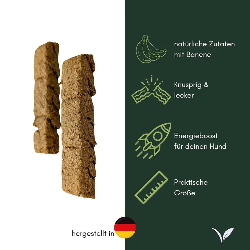 Müsliriegel mit Banane