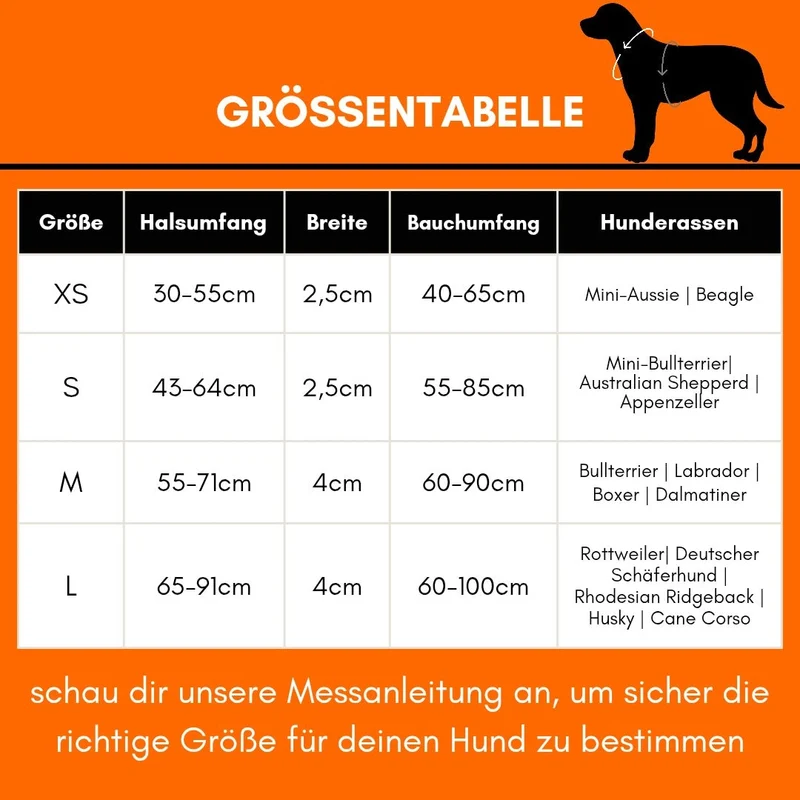 Y-Hundegeschirr WOOFLEX® 4fach-verstellbar mit Griff und Sicherheitsschnallen Sunset Orange - wasserfest
