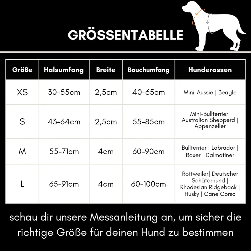 Y-Hundegeschirr WOOFLEX® 4fach-verstellbar mit Griff und Sicherheitsschnallen Phantom Black - wasserfest