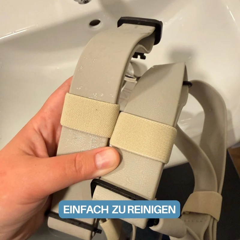 Y-Hundegeschirr WOOFLEX® 4fach-verstellbar mit Griff und Sicherheitsschnallen Desert Sand - wasserfest