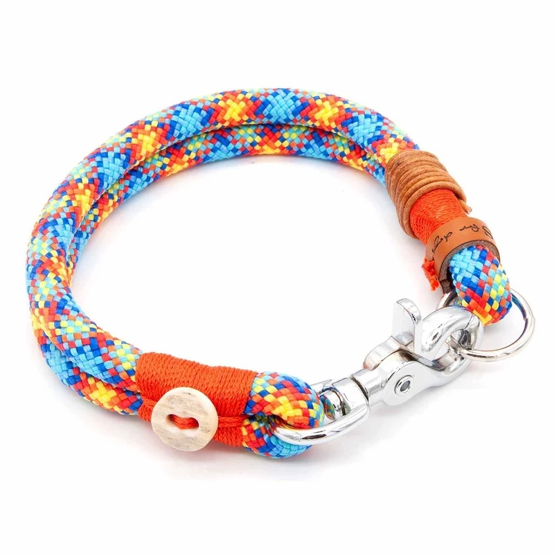 Hundehalsband Tau mit Karabiner – 10mm