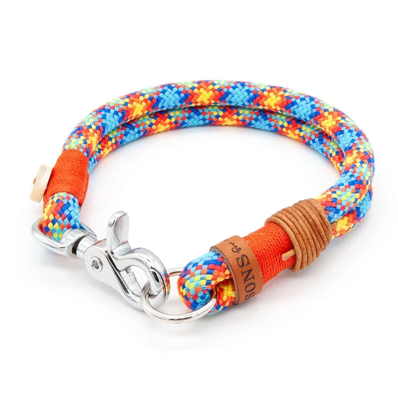 Hundehalsband Tau mit Karabiner – 10mm