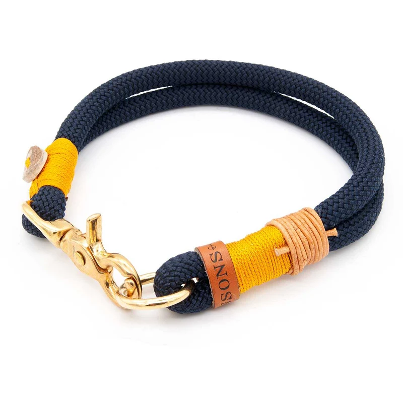 Hundehalsband Tau mit Karabiner – 10mm