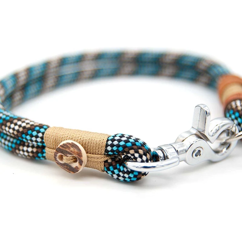 Hundehalsband Tau mit Karabiner – 10mm