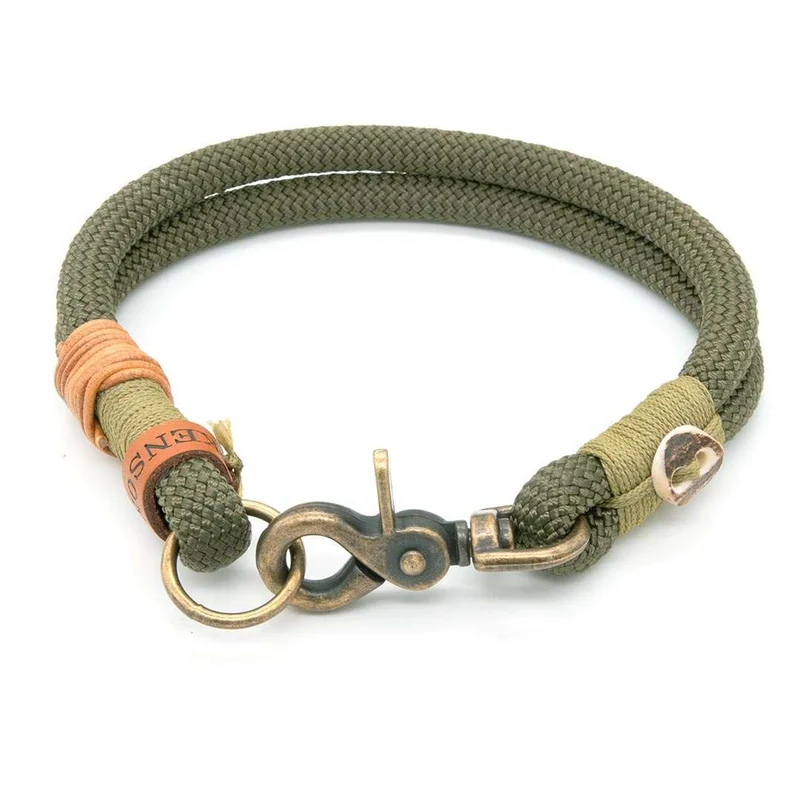 Hundehalsband Tau mit Karabiner – 10mm