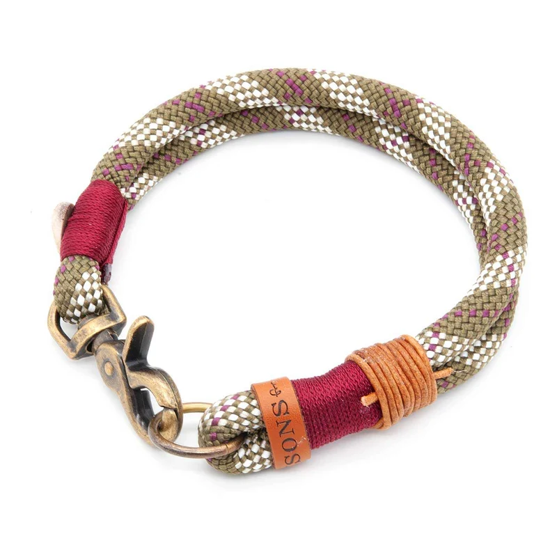 Hundehalsband Tau mit Karabiner – 10mm