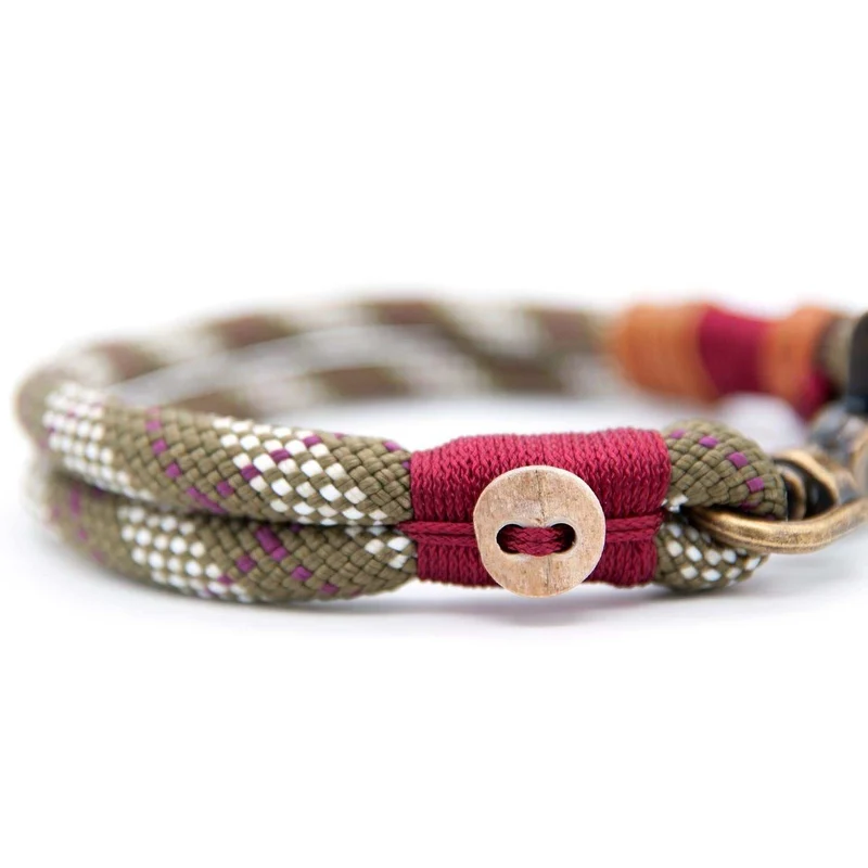 Hundehalsband Tau mit Karabiner – 10mm