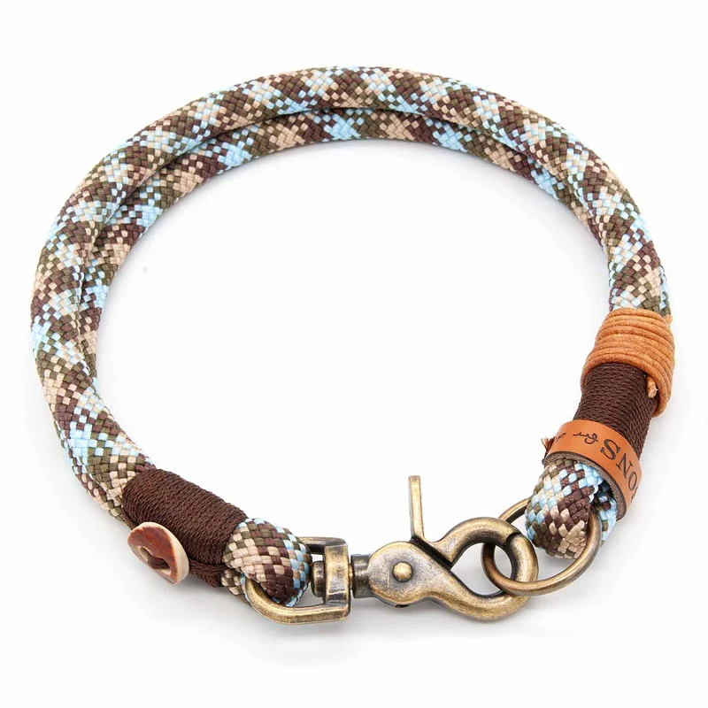 Hundehalsband Tau mit Karabiner – 10mm