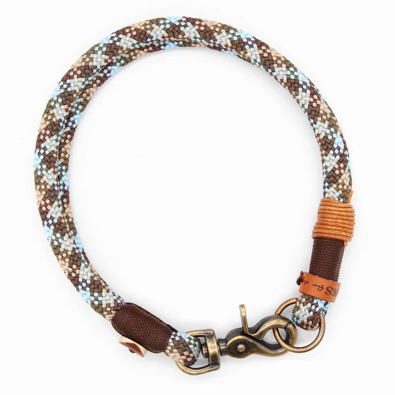 Hundehalsband Tau mit Karabiner – 10mm