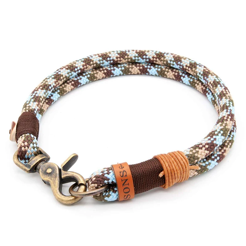 Hundehalsband Tau mit Karabiner – 10mm