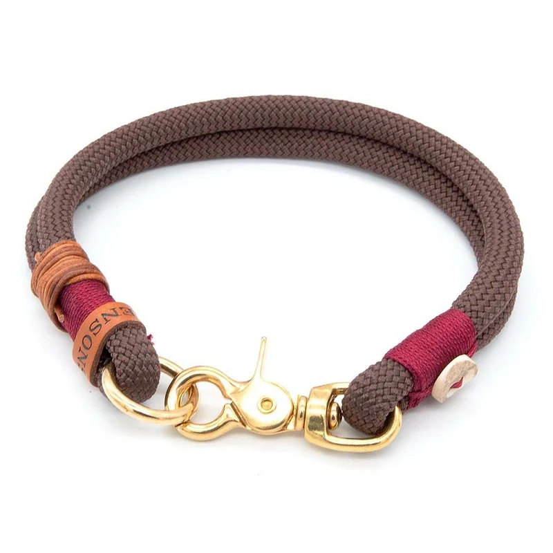 Hundehalsband Tau mit Karabiner – 10mm